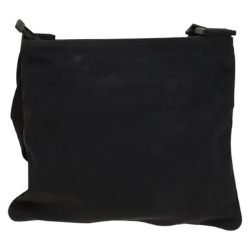 GUCCI Web Sherry Line Shoulder Bag Nylon Black Auth bs28651 - 0