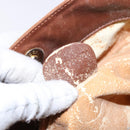 GUCCI Bamboo Hand Bag Leather Brown Gold 001 1705 1638 Auth bs28654-19