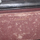 CHANEL Matelasse Chain Shoulder Bag Lamb Skin Black Gold CC Auth bs28656-21