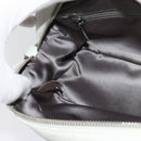 CHANEL Matelasse Shoulder Bag Lamb Skin White Silver CC Auth bs28660-20