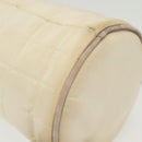 CHANEL Sports Bottle Holder Bag Nylon White Silver CC Auth bs28661-12