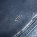 CHANEL Chain Tote Bag Lamb Skin Navy Gold CC Auth bs28662-16