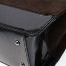 CHANEL Tote Bag Suede Brown CC Auth bs28665-12