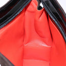 CHANEL Tote Bag Suede Brown CC Auth bs28665-17