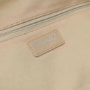 CHANEL Boston Bag Lamb Skin Red CC Auth bs28667-20