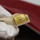 CHANEL Boston Bag Lamb Skin Red CC Auth bs28667-11