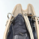 CHANEL Matelasse Chain Tote Bag Caviar Skin Beige Silver CC Auth bs28668-20
