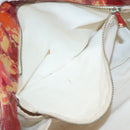 CHANEL High Summer Tote Bag Vinyl Red Silver CC Auth bs28669-19