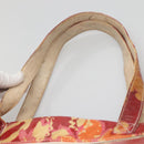 CHANEL High Summer Tote Bag Vinyl Red Silver CC Auth bs28669-8