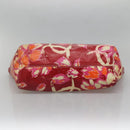 CHANEL High Summer Tote Bag Vinyl Red Silver CC Auth bs28669-9