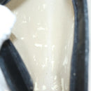 CHANEL Bicolore Pouch Satin Black CC Auth bs28678-10