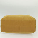 PRADA Tote Bag nylon metal Yellow Gold Auth bs28687-6