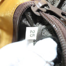 PRADA Tote Bag nylon metal Yellow Gold Auth bs28687-12