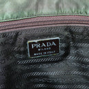PRADA Tote Bag nylon metal Yellow Gold Auth bs28696-17