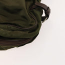 PRADA Garment Cover Nylon Khaki Silver Auth bs28697-18