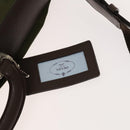 PRADA Garment Cover Nylon Khaki Silver Auth bs28697-9