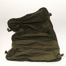 PRADA Garment Cover Nylon Khaki Silver Auth bs28697-22