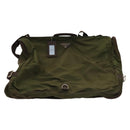 PRADA Garment Cover Nylon Khaki Silver Auth bs28697-13