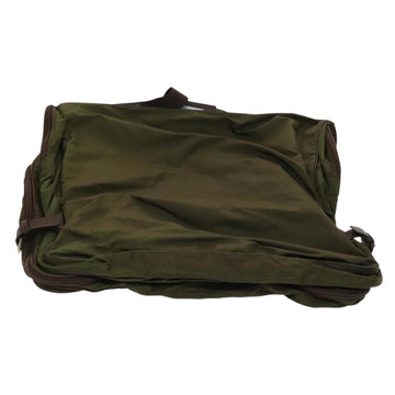 PRADA Garment Cover Nylon Khaki Silver Auth bs28697 - 0