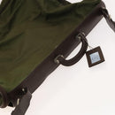 PRADA Garment Cover Nylon Khaki Silver Auth bs28697-6