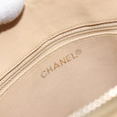 CHANEL Matelasse Chain Shoulder Bag Lamb Skin Beige Gold CC Auth bs28703-19