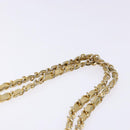 CHANEL Matelasse Chain Shoulder Bag Lamb Skin Beige Gold CC Auth bs28703-14