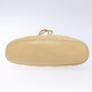 CHANEL Matelasse Chain Shoulder Bag Lamb Skin Beige Gold CC Auth bs28703-5