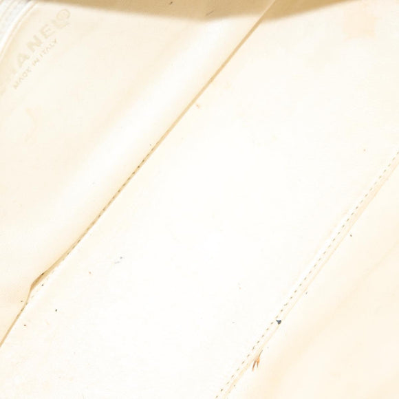 CHANEL Matelasse Sports Hand Bag Canvas Gray Silver CC Auth bs28704