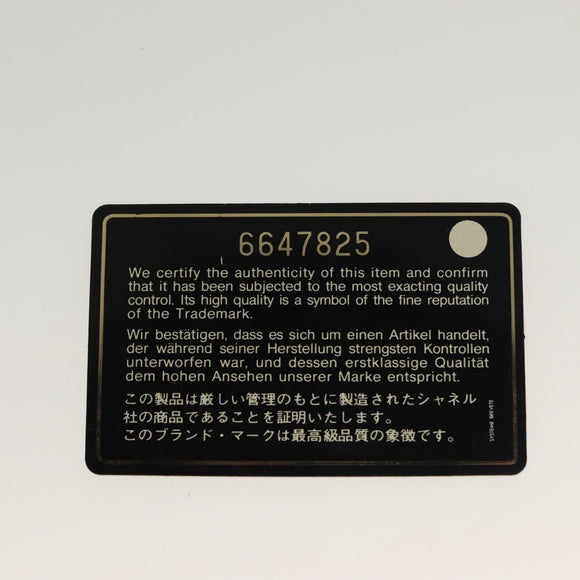 CHANEL Matelasse Sports Hand Bag Canvas Gray Silver CC Auth bs28704