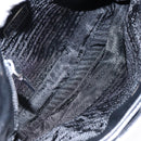 PRADA Shoulder Bag Canvas Leather Silver White Auth bs28706-11