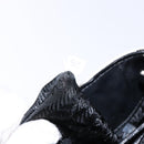 PRADA Shoulder Bag Canvas Leather Silver White Auth bs28706-12