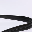 PRADA Shoulder Bag Canvas Leather Silver White Auth bs28706-14