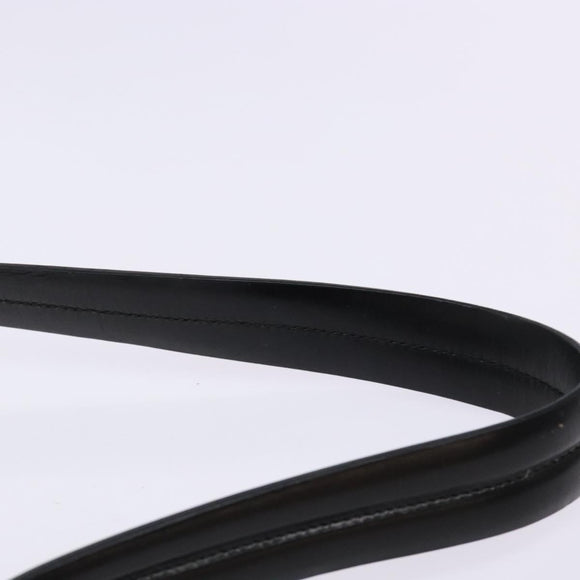 PRADA Shoulder Bag Canvas Leather Silver White Auth bs28706