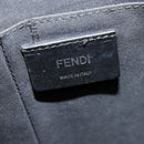 FENDI Zucca Canvas Shoulder Bag PVC Blue Silver Auth bs28711-17