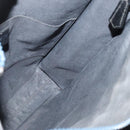 FENDI Zucca Canvas Shoulder Bag PVC Blue Silver Auth bs28711-18