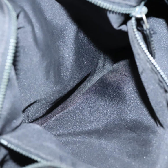 FENDI Zucchino Canvas Boston Bag 2way Brown Black Auth bs28712