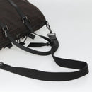 FENDI Zucchino Canvas Boston Bag 2way Brown Black Auth bs28712-9