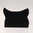 Salvatore Ferragamo Gancini Hand Bag Nylon PVC 3Set Black Pink Auth bs28716-8