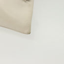 Salvatore Ferragamo Shoulder Bag Leather White Silver Auth bs28717-11