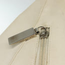 Salvatore Ferragamo Shoulder Bag Leather White Silver Auth bs28717-14