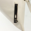 Salvatore Ferragamo Shoulder Bag Leather White Silver Auth bs28717-15