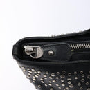 Salvatore Ferragamo Gancini Tote Bag Leather Black Silver Auth bs28720-16