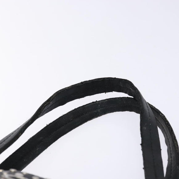 Salvatore Ferragamo Gancini Tote Bag Leather Black Silver Auth bs28720