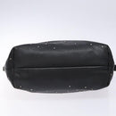 Salvatore Ferragamo Gancini Tote Bag Leather Black Silver Auth bs28720-9