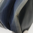 Salvatore Ferragamo Vala Vala Tote Bag Canvas Blue Silver Auth bs28721-16