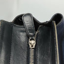 Salvatore Ferragamo Vala Vala Tote Bag Canvas Blue Silver Auth bs28721-10