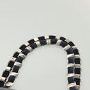 Salvatore Ferragamo Vala Vala Tote Bag Canvas Blue Silver Auth bs28721-14