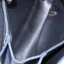 Christian Dior Shoulder Bag Leather Navy Gold Auth bs28726-17