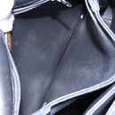 Christian Dior Shoulder Bag Leather Navy Gold Auth bs28726-20