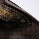 CELINE Macadam Canvas Tote Bag PVC Brown Gold Auth bs28731-9